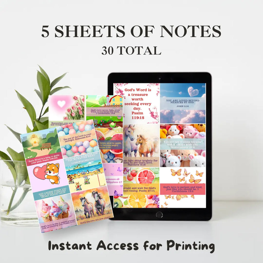 Bible Breaks: Fun Notes for Little Learners #1 - When You Need...