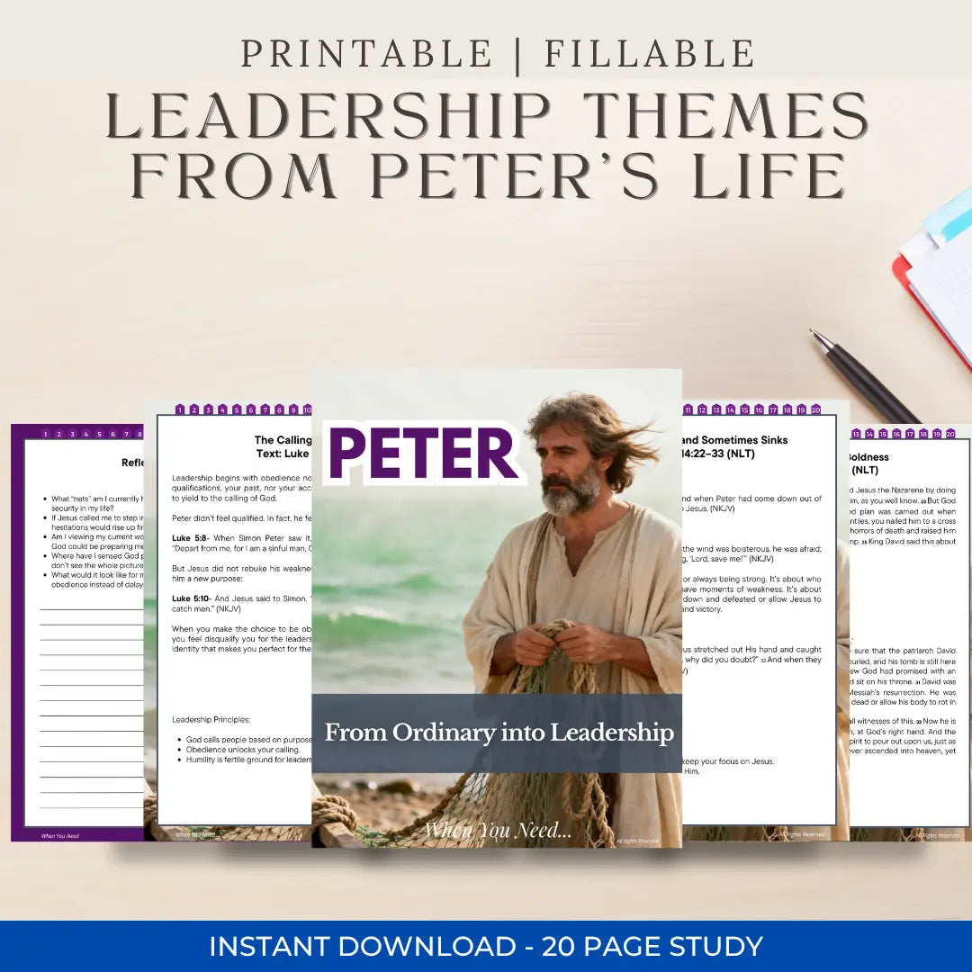 Peter: From Ordinary to Leadership When You Need...